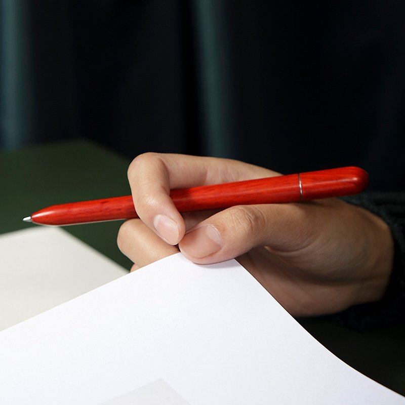 齐季静书木笔3.0签字笔商务高档签字笔定制刻字檀木礼品笔签名笔 - 其他书写用品 - 木头 黑色
