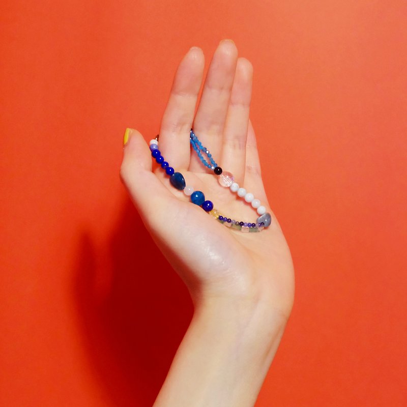 Earth bracelet - 手链/手环 - 宝石 蓝色