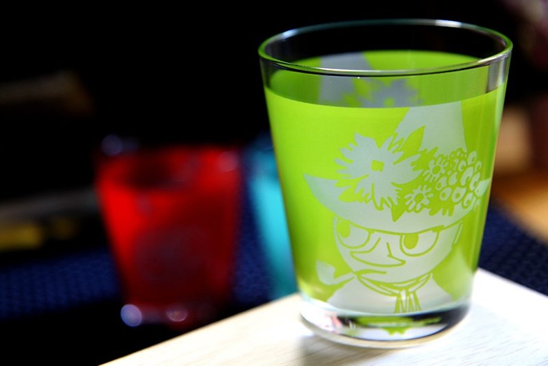 MOOMIN噜噜米-表情系列1入玻璃杯(阿金) - 杯子 - 玻璃 