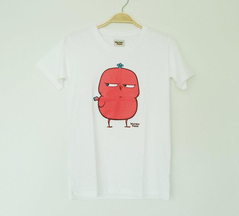 Phebie T-shirt premium soft (White) - 中性连帽卫衣/T 恤 - 棉．麻 白色