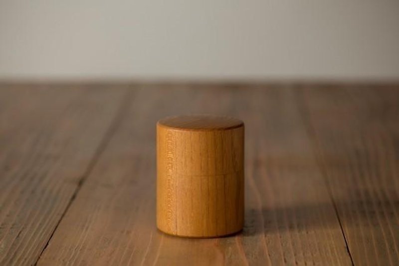 【受注生産品】ろくろ挽きの桑の木の茶筒（小） - 茶具/茶杯 - 木头 咖啡色