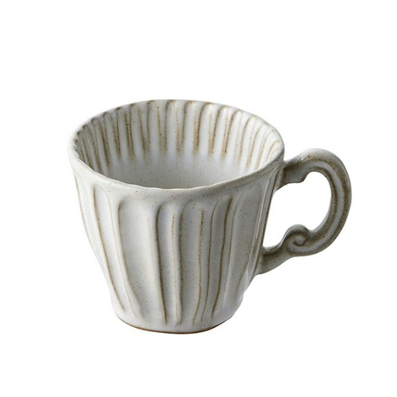 意大利 VBC casa │ 条纹系列 250 ml 马克杯 / 米白色 - 咖啡杯/马克杯 - 陶 白色
