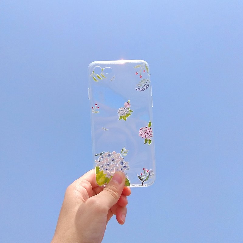 Mstandforc 绣球花 软胶 透明手机壳 | 支持iPhone及Android型号 - 手机壳/手机套 - 塑料 多色