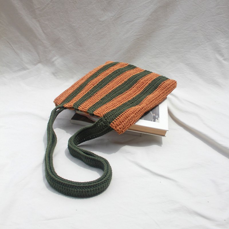 LANA ,Shoulder Bag ,Striped ,Crochet Bag - 侧背包/斜挎包 - 其他材质 多色