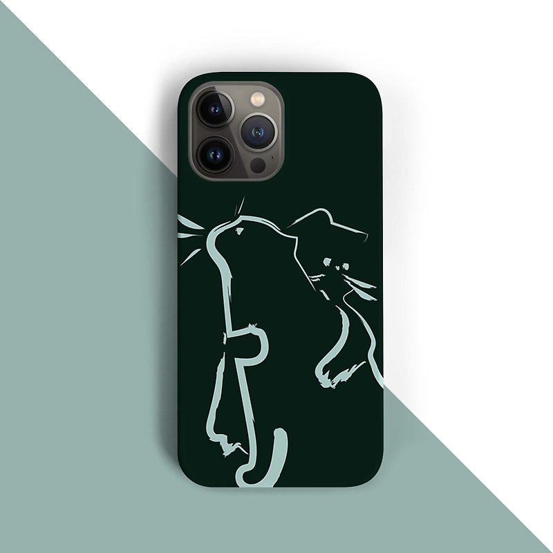 I like hug - Kitty green iPhone 11 case - 手机壳/手机套 - 塑料 绿色