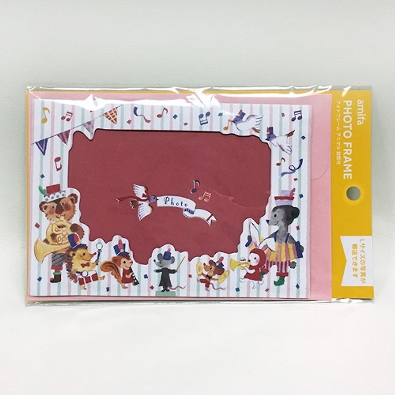 amifa 相框卡片+信封【欢乐乐队 (34691)】 - 相簿/相册 - 纸 多色