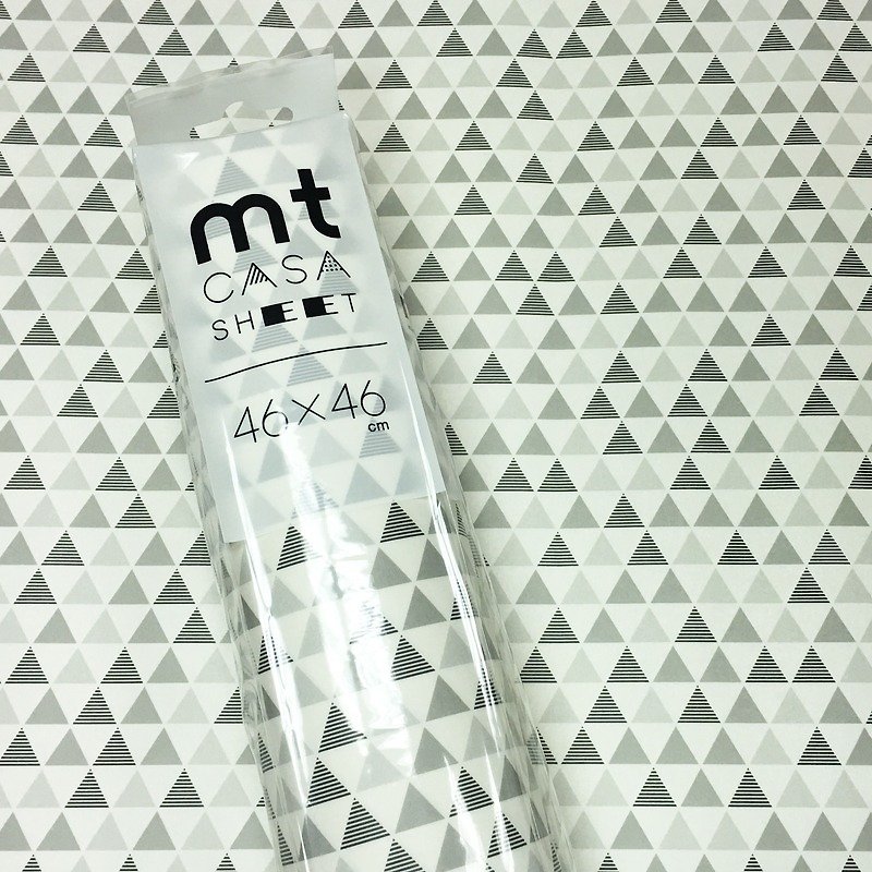 KAMOI mt CASA SHEET 装饰壁贴(L)【三角拼贴 (MT03WS4601)】 - 墙贴/壁贴 - 纸 灰色