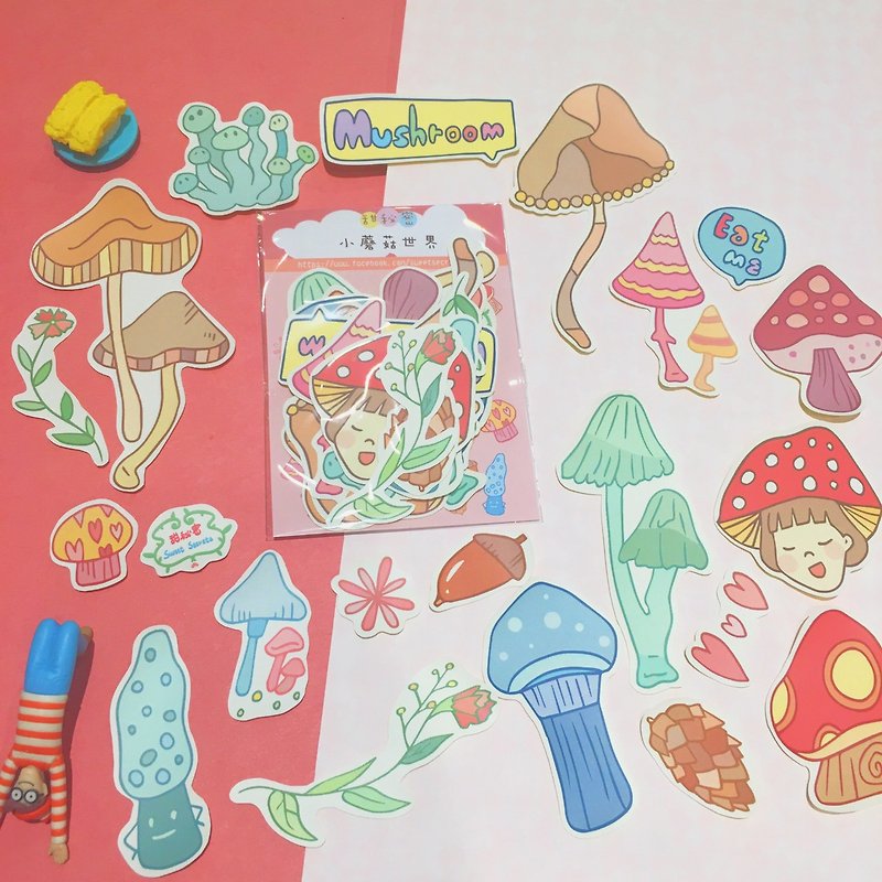 小蘑菇世界 / 贴纸包 - 贴纸 - 纸 
