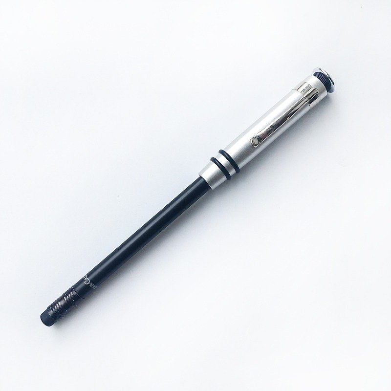 ◤Faber-Castell 经典黑色完美设计铅笔 | 德国 二合一 削笔器 镀铬光亮金属 弹力笔夹 - 铅笔/自动铅笔 - 竹 黑色