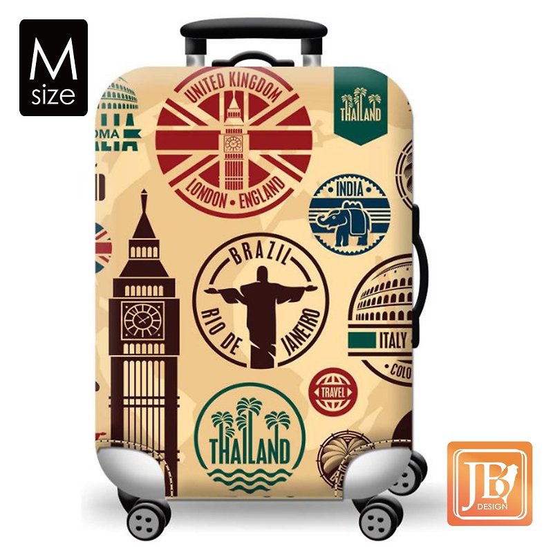 LittleChili 行李箱套-环游世界M - 行李箱/行李箱保护套 - 其他材质 