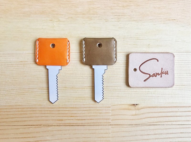 Sanku - 皮革 手作 - 钥匙套组 - 钥匙链/钥匙包 - 真皮 多色