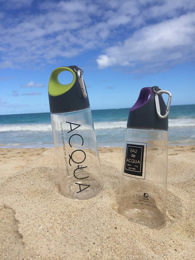 EAU de ACQUA BPA-Free运动水壼 (紫色) - 水壶/水瓶 - 塑料 