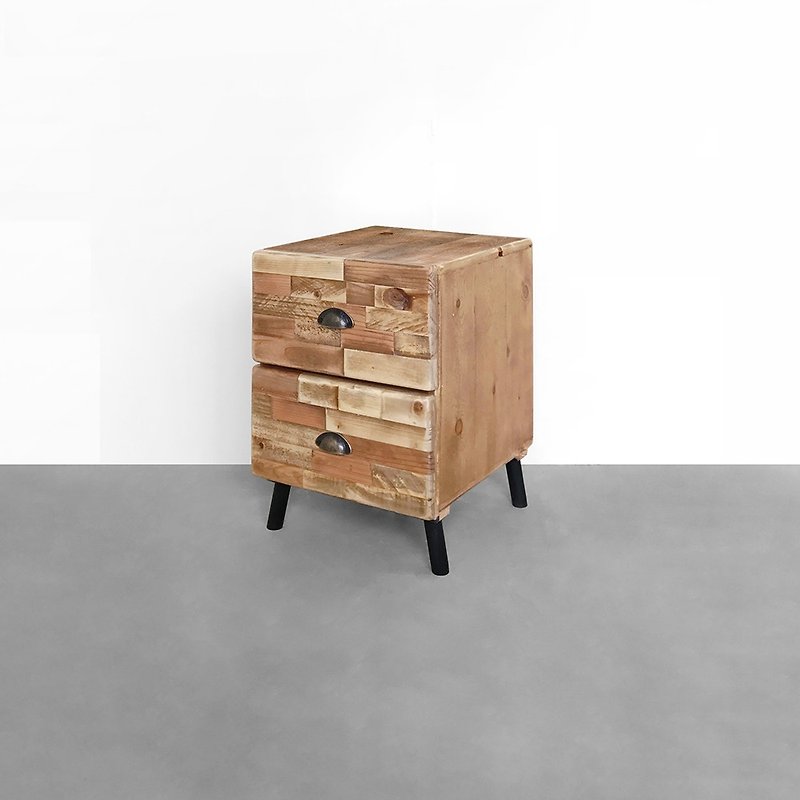 麦格文床头柜 做旧款 CU055 - 衣柜/鞋柜 - 木头 