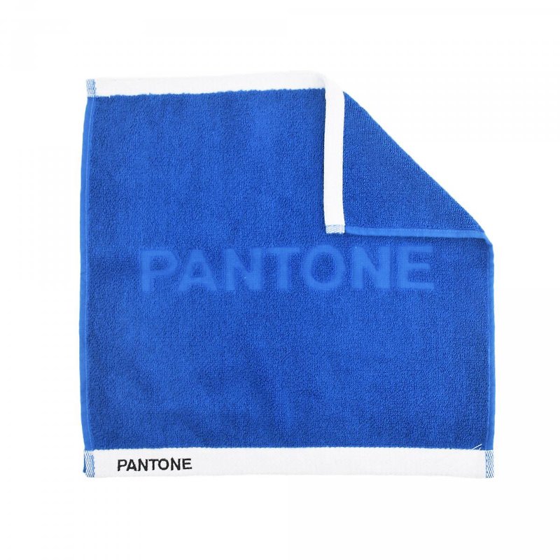 PANTONE - 100%优质纯棉纯色毛巾 - 方巾 (2020W) - 毛巾浴巾 - 棉．麻 蓝色