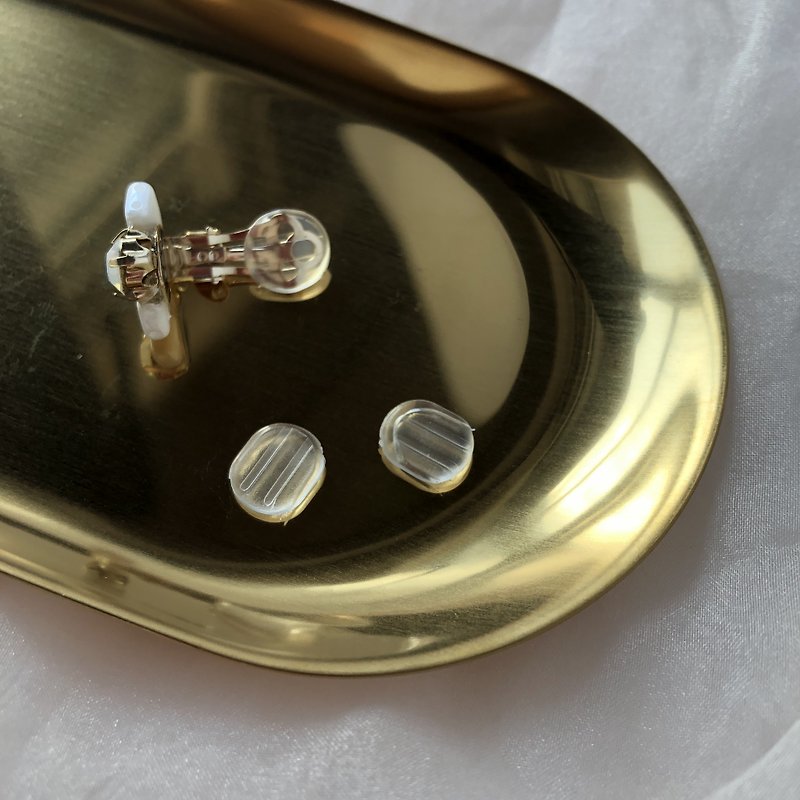 earring pads 1 - 耳环/耳夹 - 硅胶 透明
