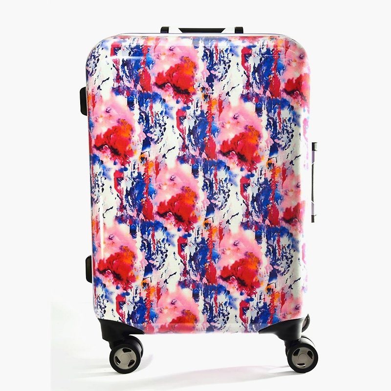 火材女孩-手工印纹时尚铝框20寸行李箱/旅行箱 - 行李箱/行李箱保护套 - 铝合金 