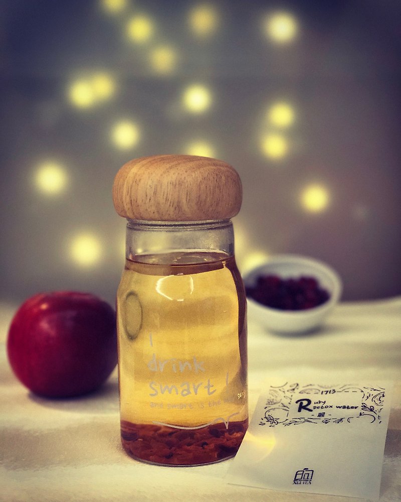 煦茶 XuTea ・有机玫瑰果+苹果・Ruby 丽-8 包入- Detox Water 系列・水果水 - 其他 - 新鲜食材 粉红色