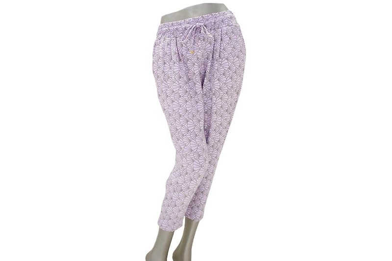 人魚姫の気分♪マーメイドシェルストレッチパンツ　＜パープル＞ - 女装长裤 - 其他材质 紫色