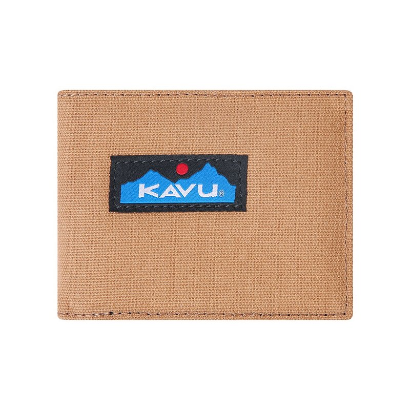 【西雅图 KAVU】Yukon Wallet 帆布折叠钱包 沙丘 #877 - 皮夹/钱包 - 聚酯纤维 卡其色