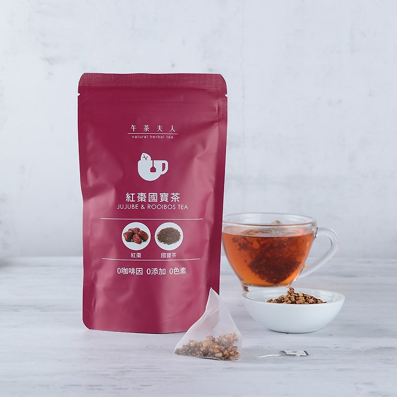 红枣国宝茶(12入/袋)│三角茶包·无咖啡因·孕妇可饮用 - 茶 - 其他材质 