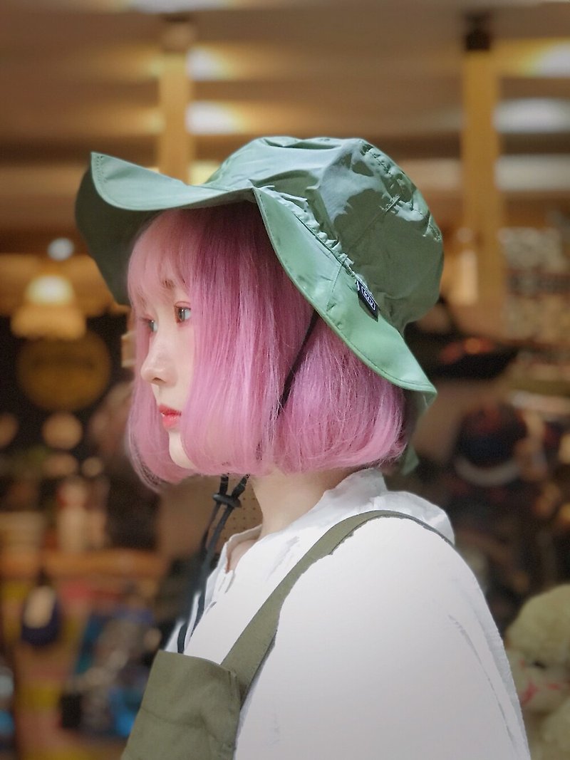 【热门预购】 KiU防水抗UV素色渔夫帽D (2色) K85 - 帽子 - 其他人造纤维 多色