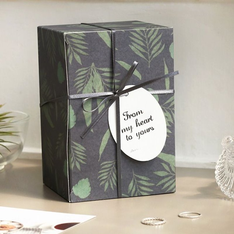 心属于你-方块礼物盒组L-大自然,ICO86390 - 包装材料 - 纸 绿色