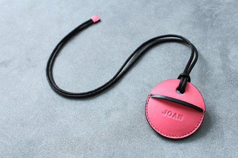 gogoro钥匙皮套订制 粉红色定制化礼物 - 钥匙链/钥匙包 - 真皮 