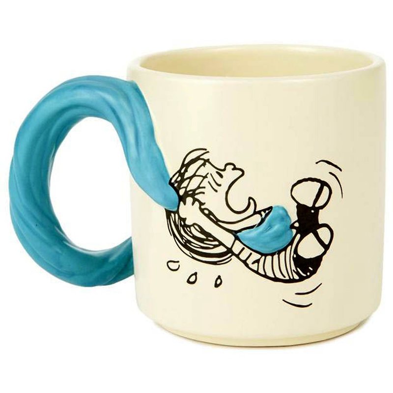 Snoopy马克杯-紧紧抓住【Hallmark-Peanuts史奴比 马克杯】 - 咖啡杯/马克杯 - 其他材质 蓝色