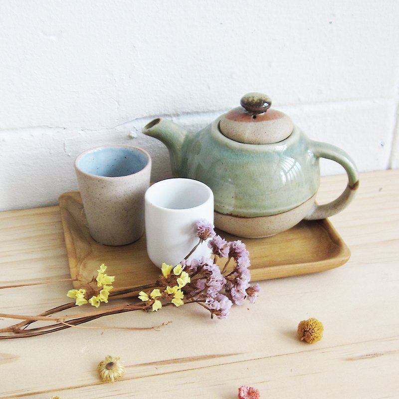 Handmade Potteries Tea Sets Selected by Tan / SET60. - 花瓶/陶器 - 陶 绿色