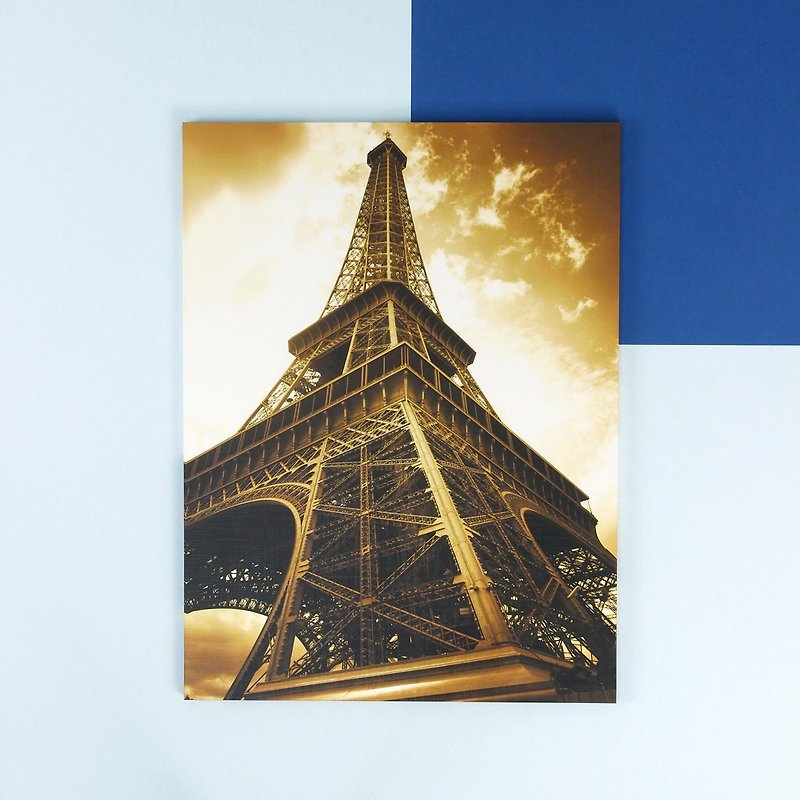 HomePlus 英伦无框画 世纪巴黎 40x30cm 室内设计 布置 创意 小物 杂货 家居 装潢 饰品 装饰 - 海报/装饰画/版画 - 木头 金色