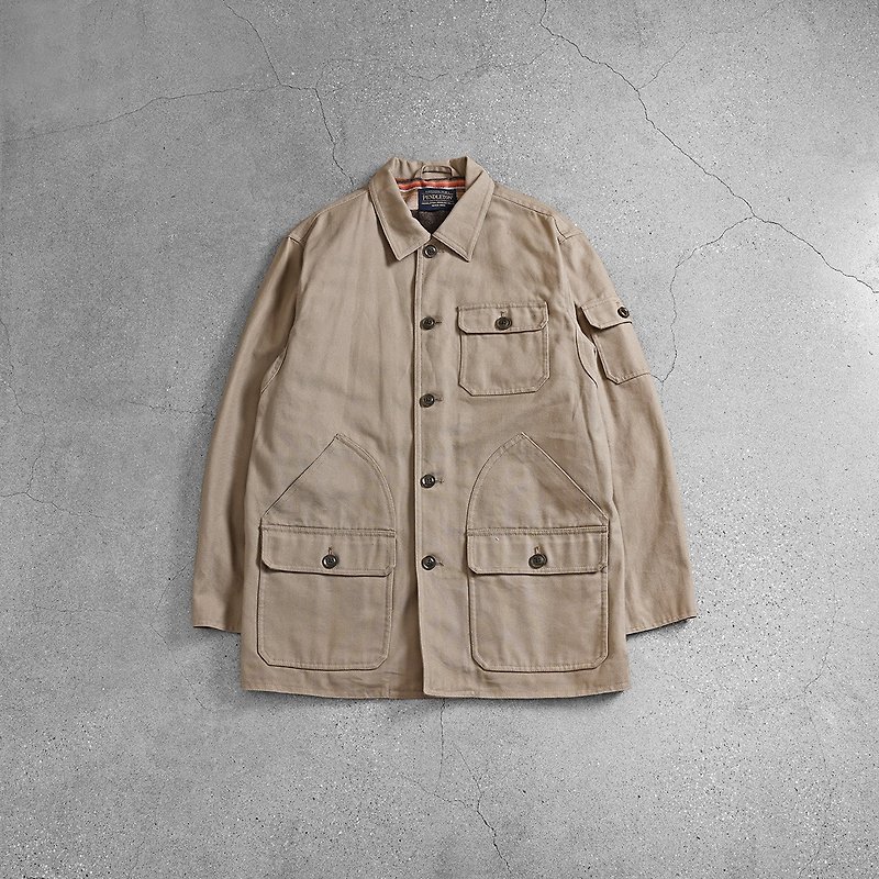 Vintage Pendleton 工装外套 / 猎装、工装、猎装背心、古着外套 - 男装外套 - 其他材质 卡其色