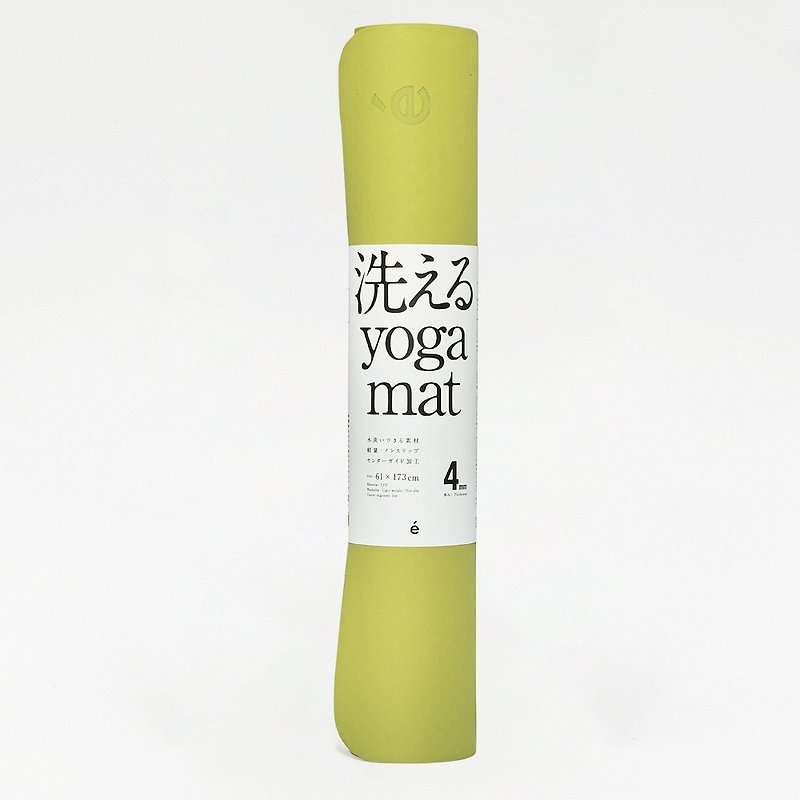日本Erugam好洗瑜珈垫4mm 瑜伽垫 瑜珈器材 运动用品 礼物 - 瑜珈垫 - 橡胶 绿色