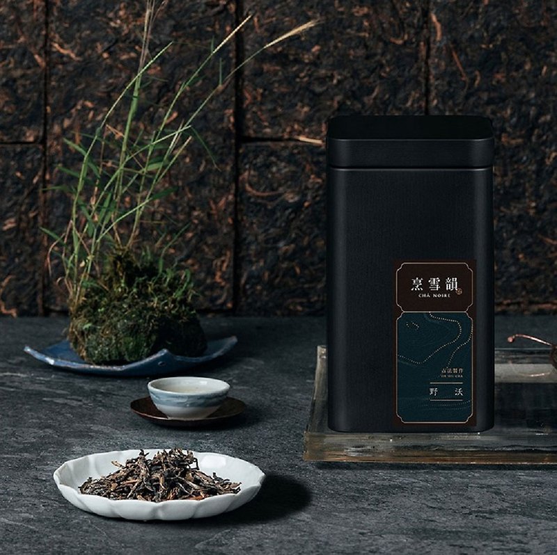 【烹雪韵】野沃 罐装散茶 生茶(50g) - 茶 - 其他材质 黑色