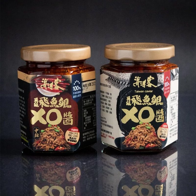 海涛客│顶级飞鱼卵XO酱│小琉球伴手礼│180g/罐 - 酱料/调味料 - 新鲜食材 粉红色