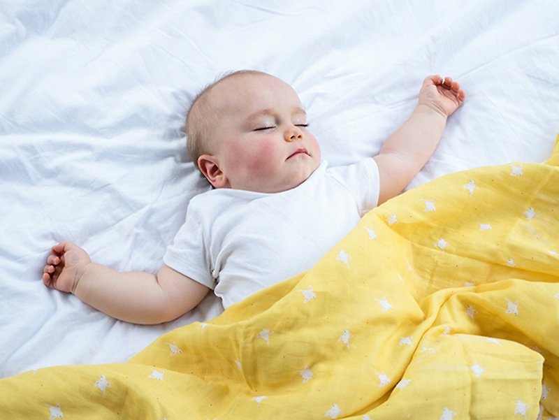 Organic B 有机比比 弥月礼婴儿有机棉纱包巾-日光小鸟 - 婴儿床上用品 - 棉．麻 