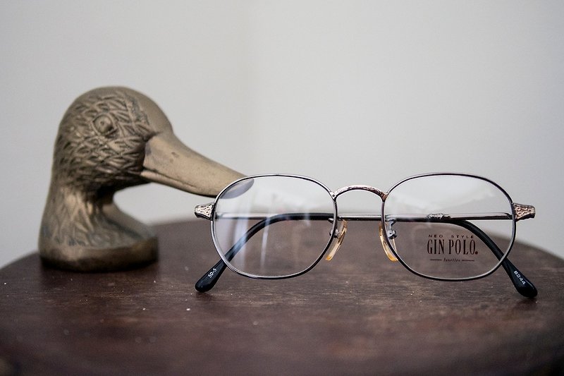 【Banana Flyin'】 日本书呆子 复古 早期 雕花 眼镜 - 眼镜/眼镜框 - 其他金属 