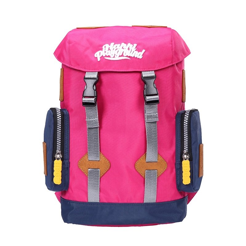 元气小队长 儿童背包 (莓果红) HappiPlayGround香港设计 - 背包/袋子 - 聚酯纤维 粉红色