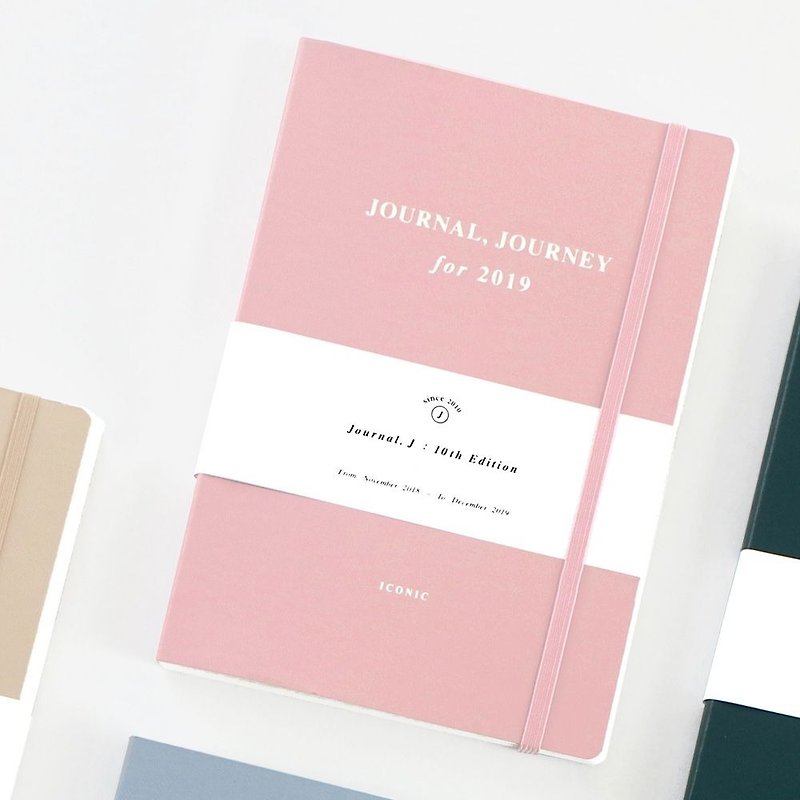 ICONIC 2019 J-Diary周志(时效)-幸福粉,ICO53221 - 笔记本/手帐 - 纸 粉红色
