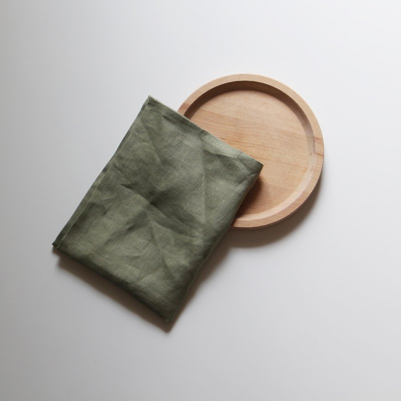 kitchen towel 厨房巾(橄榄绿色) - 餐垫/桌巾 - 棉．麻 绿色