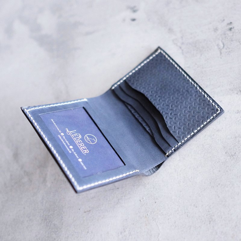 三卡相片迷你短银包 | 工业系列 | 手缝材料包 | BSP152 - 皮件 - 真皮 