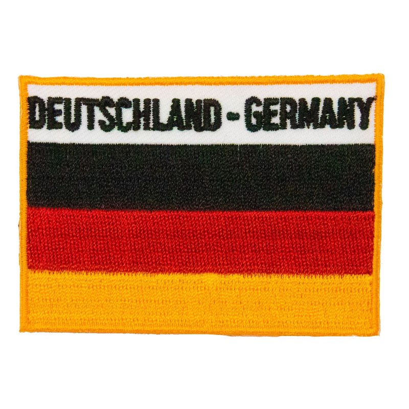 德国 DIY Flag Patch布标贴纸 熨烫肩章 贴布 电绣胸章  热烫刺绣 - 徽章/别针 - 绣线 多色