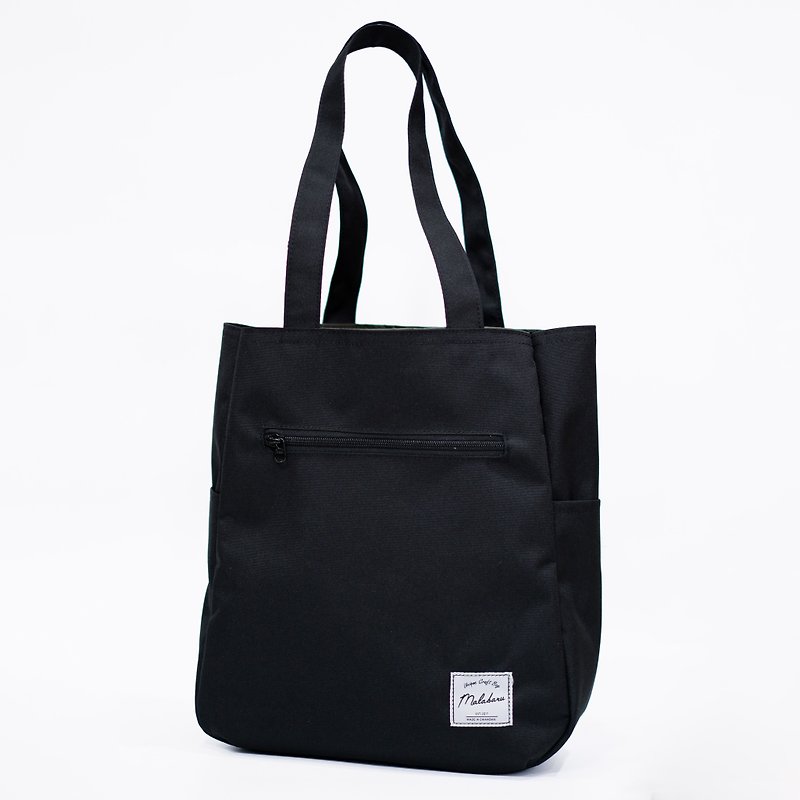 Malabaru NARA Tote bag, shoulder bag Document bag, work bag - 手提包/手提袋 - 尼龙 黑色