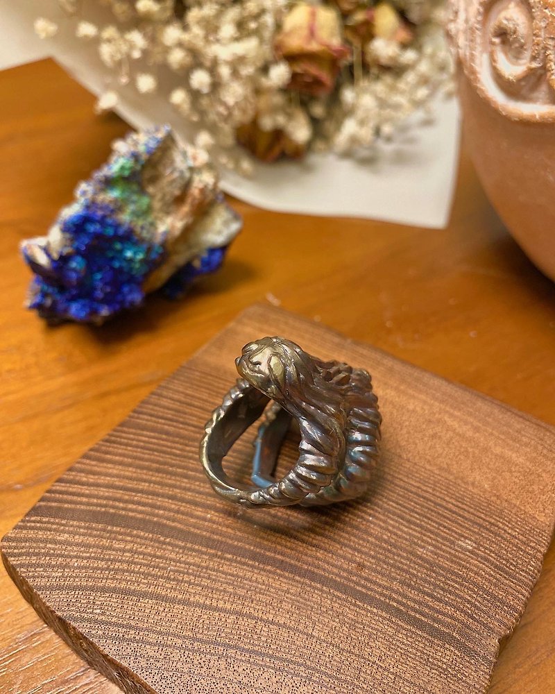 树懒戒指 Sloth Ring - 戒指 - 纯银 银色