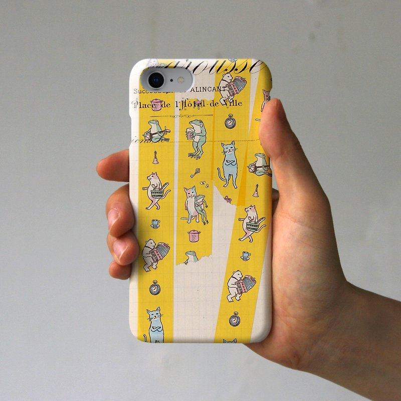iPhoneケース　マスキングテープ イエロー - 手机壳/手机套 - 塑料 黄色