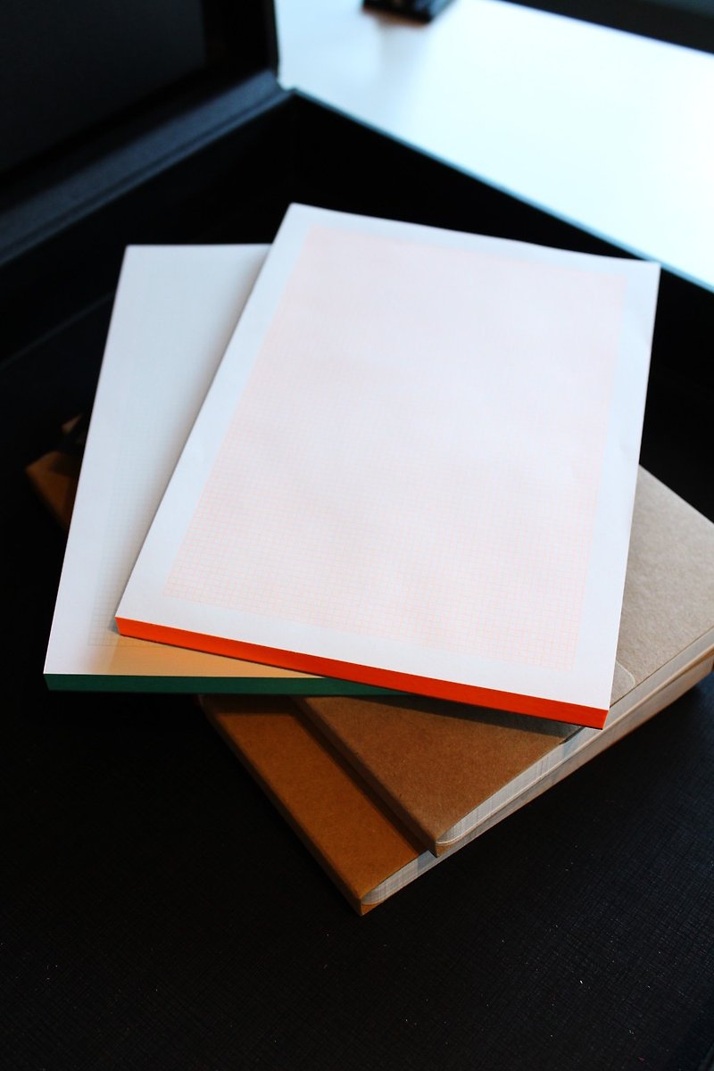 BLOC A4方格纸 / 蓝格+橘格优惠组 - 笔记本/手帐 - 纸 