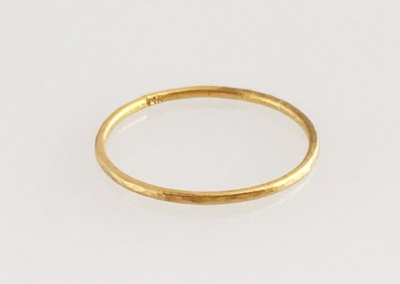 K24 Pure Gold Ring 純金の指輪リング 2    0.9ミリ幅 - 戒指 - 宝石 