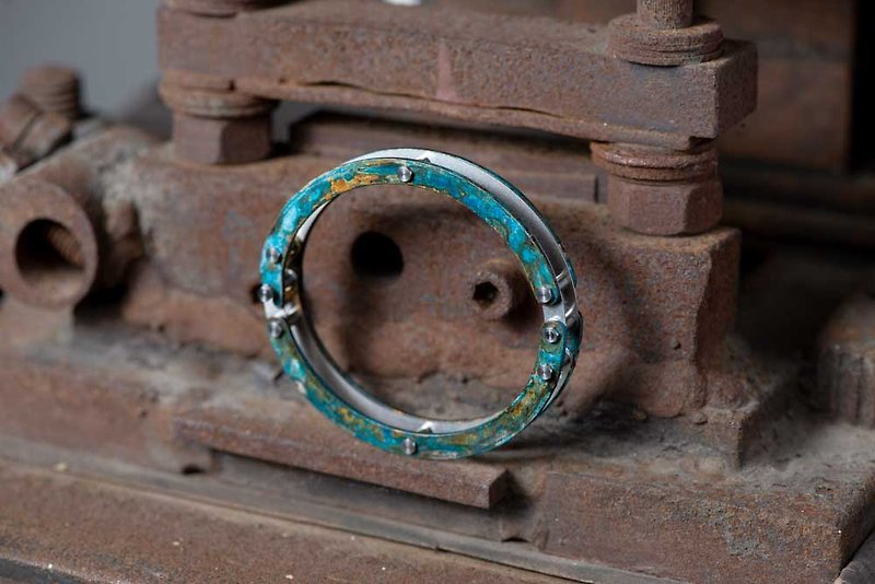 Metal Pipe Bracelet 工业风格手触 - 手链/手环 - 铜/黄铜 金色