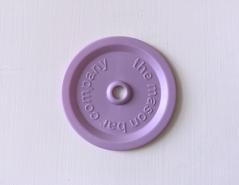 MasonBar吸管杯盖 - 窄口紫 - 其他 - 塑料 紫色