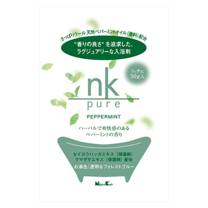 日本香堂 NK PURE 入浴剂 薄荷 12入/盒 - 卫浴用品 - 其他材质 