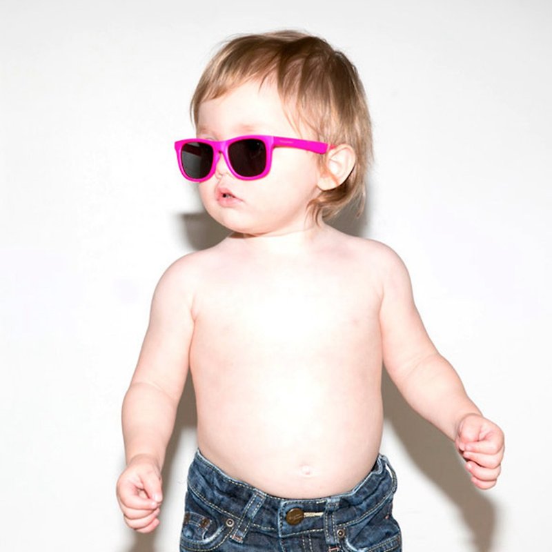 福利品-美国Hipsterkid 抗UV时尚偏光太阳眼镜(A类瑕疵)无固定绳 - 墨镜 - 塑料 多色